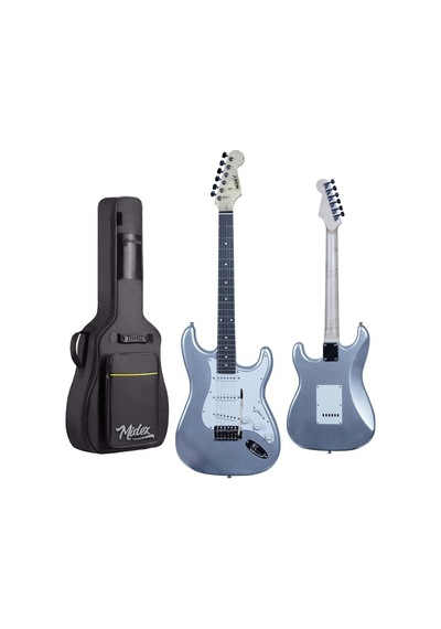 Midex Rph-30sl Maple Klavye Silver Strat Kasa Sss Elektro Gitar Seti