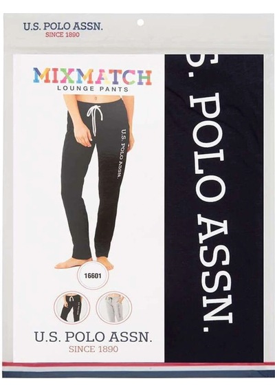 U.S. Polo Assn. Kadın Gri Melanj Pijama Altı 16601