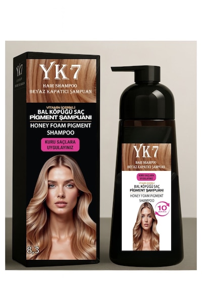Yk7 Kozmetik Bal Köpüğü 8.3 Beyaz Kapatıcı Şampuan 300 Ml.