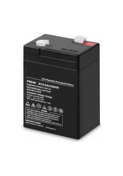Eu33- Ttec 6 Volt 4 Amper Işıldak El Feneri Bakımsız Kuru Akü