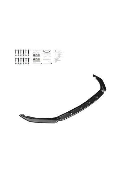 Opel Astra L 2020+ Ön Lip Piano Black Abs Tampon Altı Ön Ek