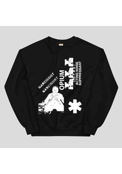 Startmore Playboi Carti Sweatshirt Beyaz Siyah