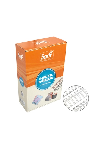 Sarff Spiral Tel (Jbı Karotel) 90-120 Yp 9/16 Beyaz(50 Li)