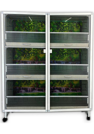 İstanbul Kafes Model M06-50t Pvc Kuş Dolabı