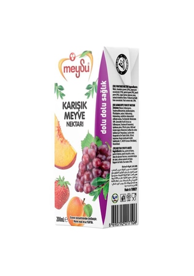 Meysu Karışık Meyve Nektarı 200 Ml X 24 Adet