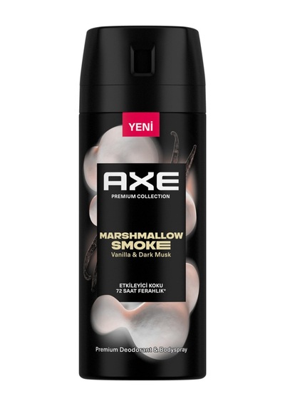 Axe Premium Collection Marshmallow Smoke Deodorant 150 Ml - 6 Adet Tarı