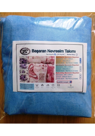 Outlet Tek Kişilik, Desensiz Çift Taraflı Nevresim Takımı