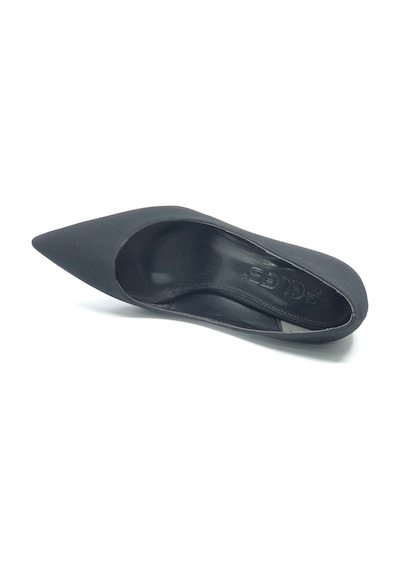 Feles 7 Cm Topuklu Stiletto Kadın Ayakkabı Siyah-saten