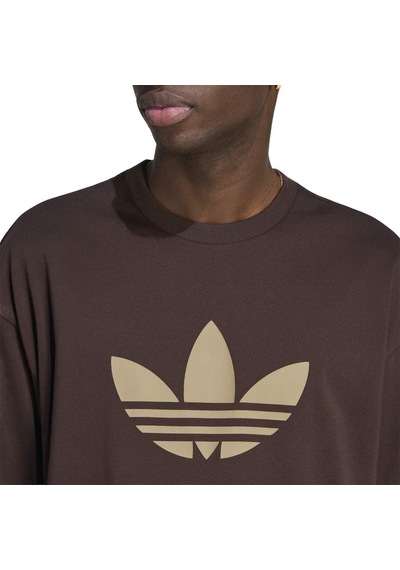 Adidas Trefoıl Erkek Spor Tişört - Kq8922 Kahverengi