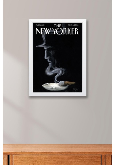 The New Yorker Çerçeveli Tablo March 3 2008