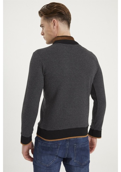 1039 Dewberry Erkek Sweatshırt-antrasit Antrasit