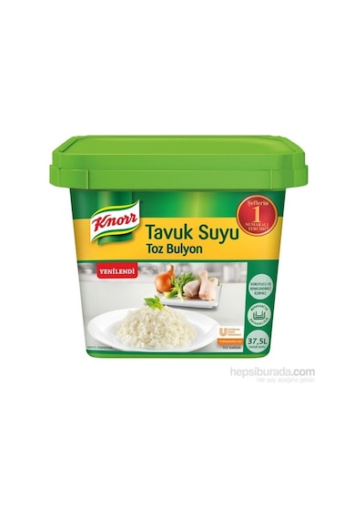KNORR TAVUK SUYU TOZ BULYON 750 GR