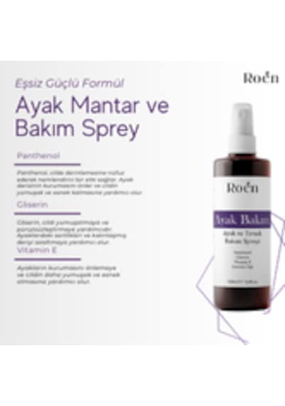 Roen Ayak , Koku, Ve Bakım Spreyi Panthenol Ve Destekli 100 ML