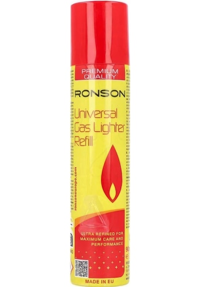 Ronson Universal Premium Gazlı Ve Pürmüzlü Çakmaklar İçin Bütan Gaz 300ml Diğer