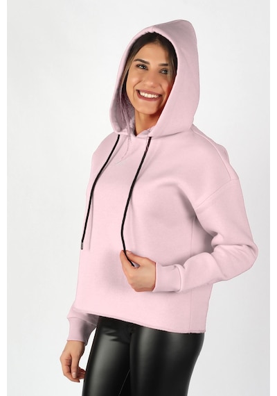 Balins Kadın Kapüşonlu Sweatshirt Pembe Çok Renkli