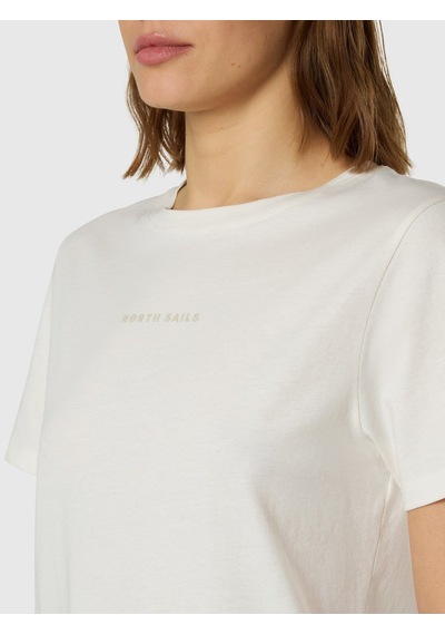 North Sails Kısa Kollu Kadın T-shirt-33530 Beyaz
