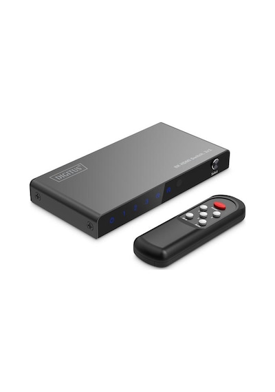 Digitus Ds-55333 3 Port Giriş 1 Port Çıkış Hdmı To Hdmı 8k 60hz Hdr Hdcp 2.3 Hdmı Çoklayıcı