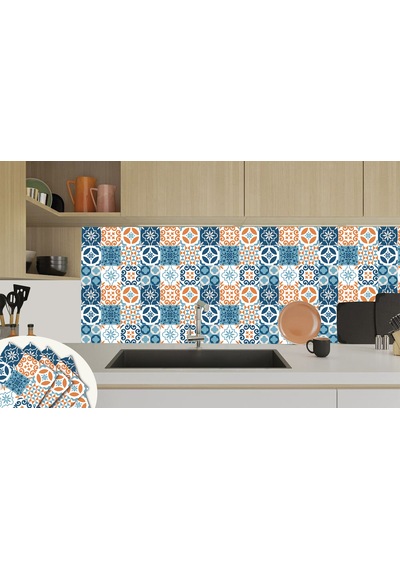 Tink KENDİNDEN YAPIŞKANLI KONTRAST DESENLİ PVC KARO 30X30 CM