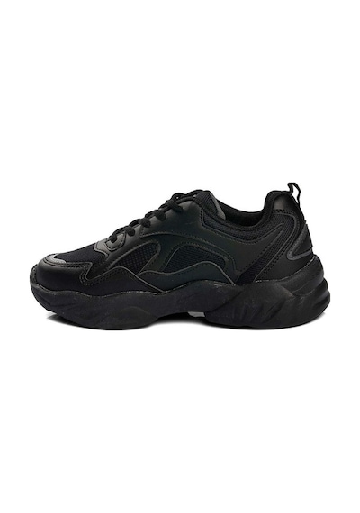 Conpax 6042-25 Deri Anorak Anatomik Kadın Sneaker Siyah