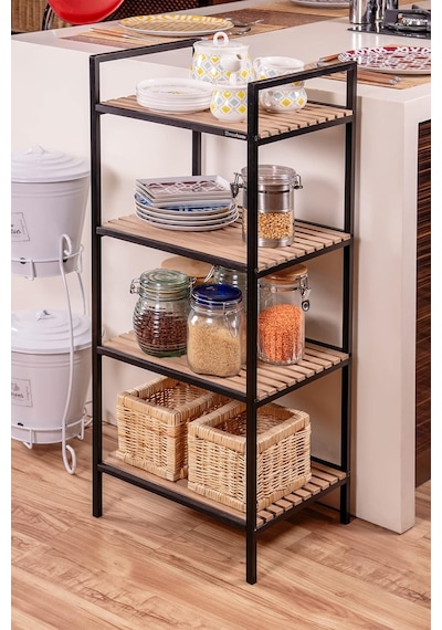 Mudesa Mdsmrf00000002 Mutfak Malzeme Dolabı Metal-ahşap Organizer Dekoratif Çok Amaçlı Raf Diğer Mudesa Mdsmrf00000002 Mutfak Malzeme Dolabı Metal-ahşap Organizer Dekoratif Çok Amaçlı Raf Diğer