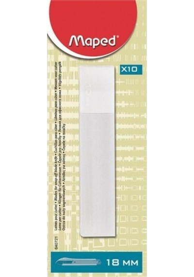 Maped Maket Bıçağı Yedeği 18Mm 10'Lu