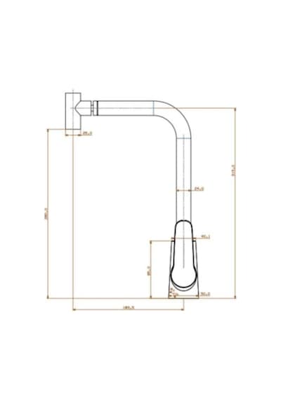 Creavit Bevel Mutfak Eviye Bataryası Mafsallı Bv8645