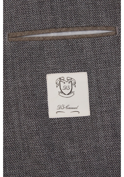 D's Damat Ds Damat Regular Fit Gri Armürlü Kumaş Ceket 5hc04ım09488m Çok Renkli