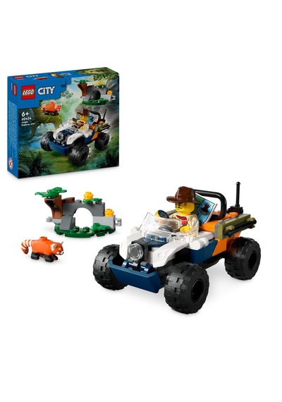 LEGO® 60424 Orman Kaşifinin ATV’li Kırmızı Panda Görevi 92 Parça