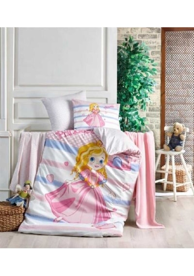 Taç Kristal Princess Bambu Örgü Bebek Seti