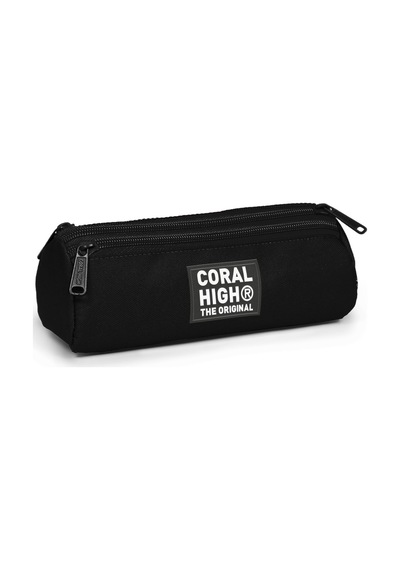 Coral High Kids Siyah Üç Bölmeli Kalem Çantası 31040 Siyah