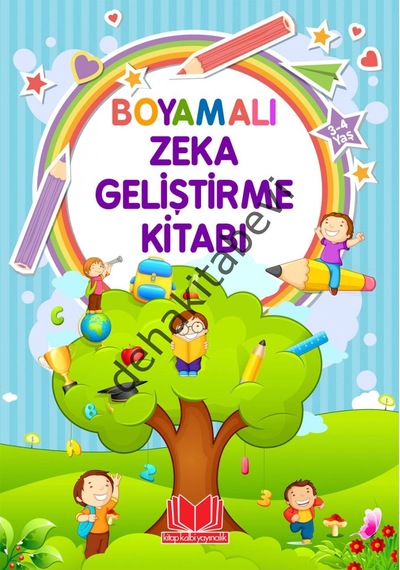Zeka Geliştirme Kitabı Boyamalı