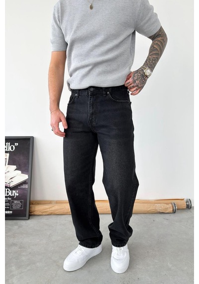 Füme Basic Baggy Fit Pantolon Füme