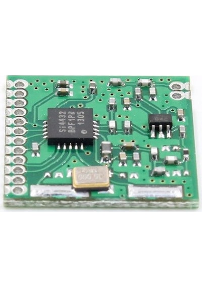Sı4432 433mhz Rf Kablosuz Haberleşme Modülü Transceiver 1000 Metre 20dbm 240 930 Mhz 3.6 V
