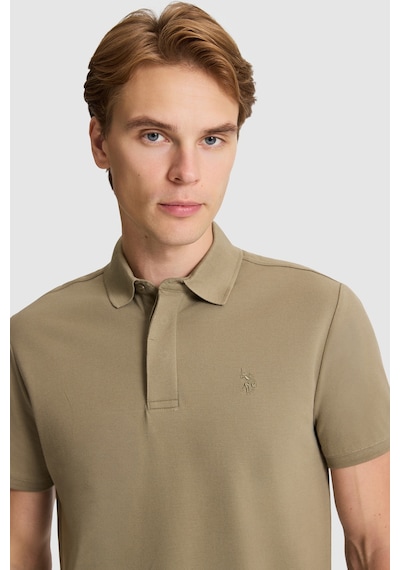 U.S. Polo Assn. U.s. Polo Assn. Erkek Haki Tişört Basic 50327003-vr027