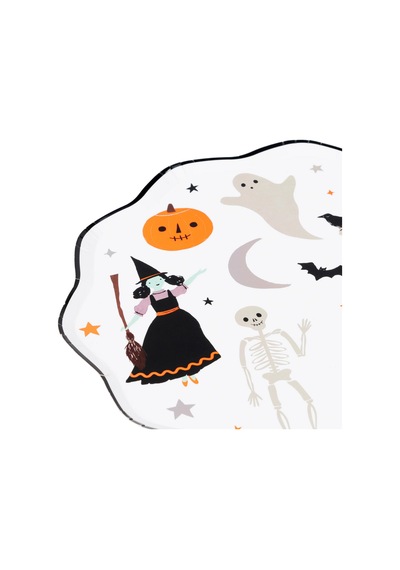 Meri Meri - Happy Halloween Tabaklar - L - 8 Adet