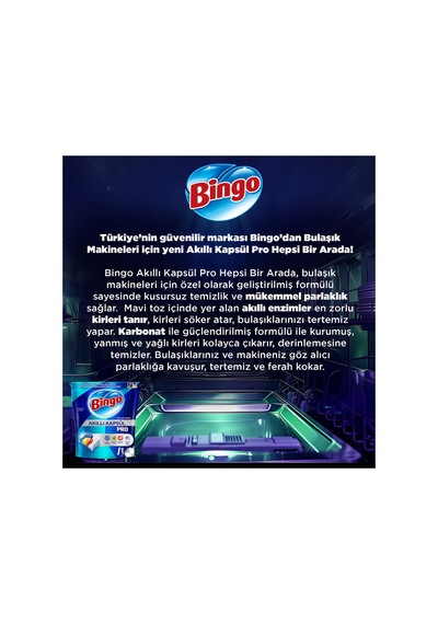 Akıllı Kapsül Pro Bulaşık Makinesi Deterjanı Tableti 160 Adet