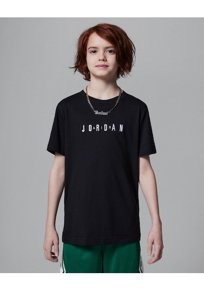 Nike Nıke Jordan Jdb Mj Wordmark Emb Crew Erkek Çocuk Tişört 95d634 023 023 Çok Renkli