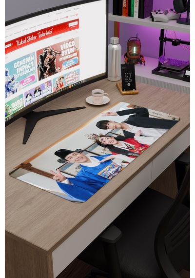 Mr Plankton K Drama Kdrama V3 70x30 Xl Gaming Kauçuk Kaymaz Taban Mouse Pad Fare Altlığı