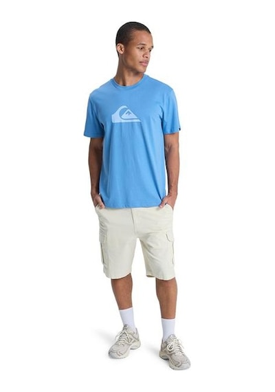 Quiksilver Ev Comp Logo Erkek Mavi Tişört