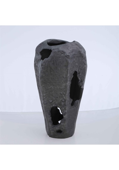Vitale Metal Jüt Grey Uzun Vazo 12 24 Cm Renkli