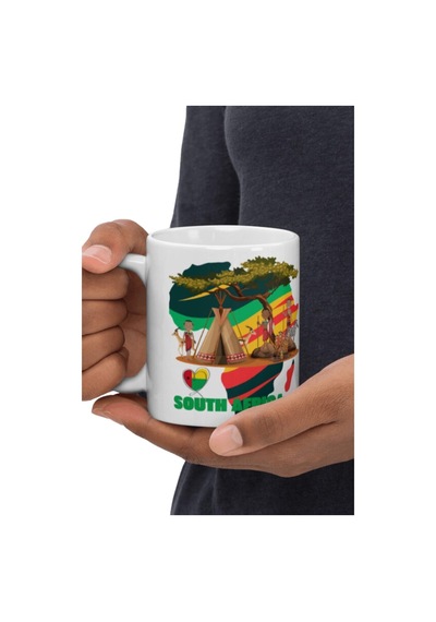 Güney Afrika Kupa Bardak 2 Adet Seyahat Hatıra South Africa Mug