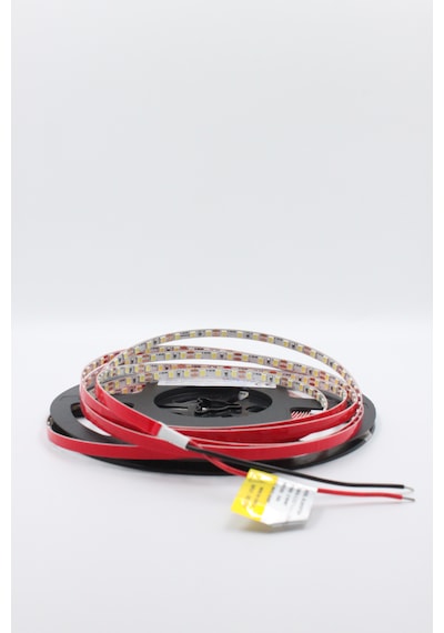 5mm Ince - 6500k Beyaz - Tek Çipli Şerit Led Iç Mekan Aydınlatma - 8w, 12v - Metrede 120 Led 5 Metre