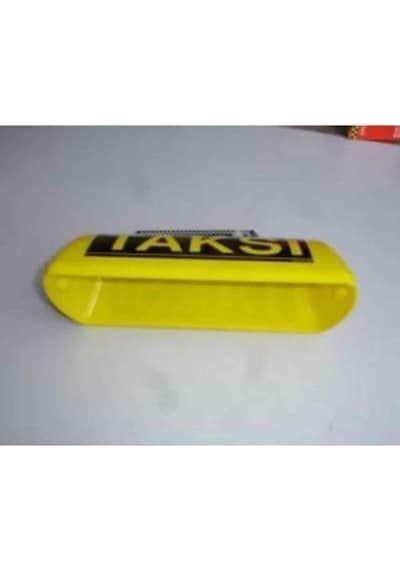 Taksi Levhası Camı Sarı Taksi Yazılı