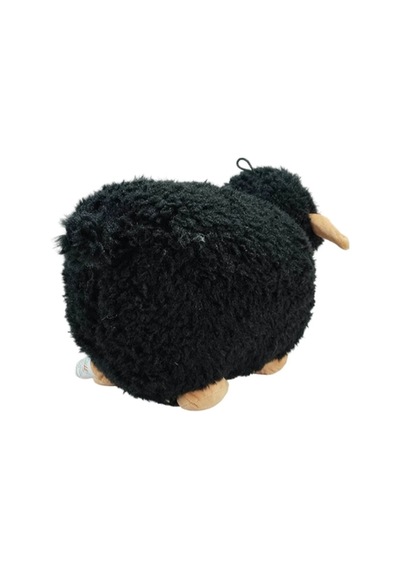 Sesli Koç Koyun Kuzu Peluş Oyuncak Hediyelik Uyku Arkadaşı 30 Cm Siyah
