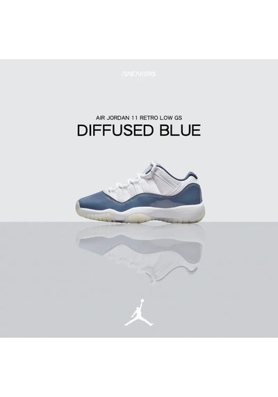 Nike Air Jordan 11 Retro Low "diffused Blue" Spor Ayakkabı Gri