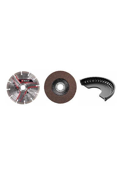 Einhell Professional Akülü Avuç Taşlama Makinesi TP-AG 18/125 CE Set-Solo, PXC, Kömürsüz, 2 adet kesme diski, akü hariç