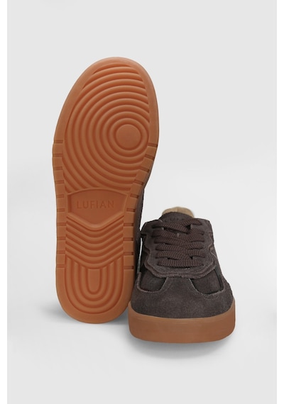 Lufian 122230029 Asiya Deri Unisex Sneaker Ayakkabı Kahverengi