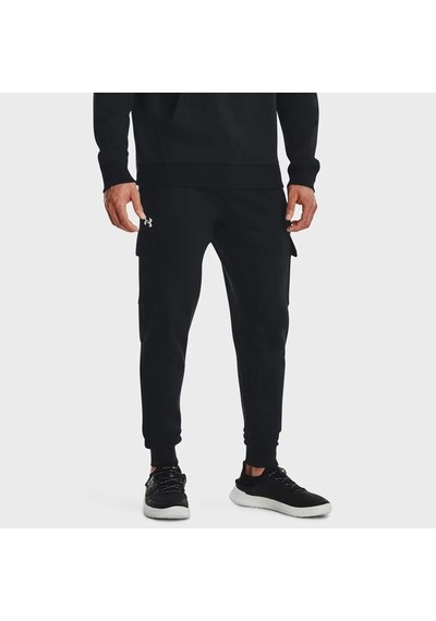 Under Armour Rival Fleece Cargo Jogger Erkek Siyah Polo Yaka Tişört