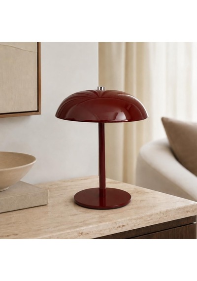 Şarjlı Dokunmatik Led Masa Lambası Sıcak, Gün Işığı Ve Beyaz Işık Seçenekli, Parlak Bordo Metal Gövdeli Modern Kubbe Tasarım, Type-c Kablolu, 17 22 Cm Diğer Şarjlı Dokunmatik Led Masa Lambası Sıcak, Gün Işığı Ve Beyaz Işık Seçenekli, Parlak Bordo Metal Gövdeli Modern Kubbe Tasarım, Type-c Kablolu, 17 22 Cm Diğer