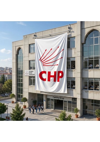 Chp Bayrağı 140gr Premium Raşel Kumaş 6x9 Metre Diğer